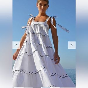 Paper London Emely dress in pearl jam S